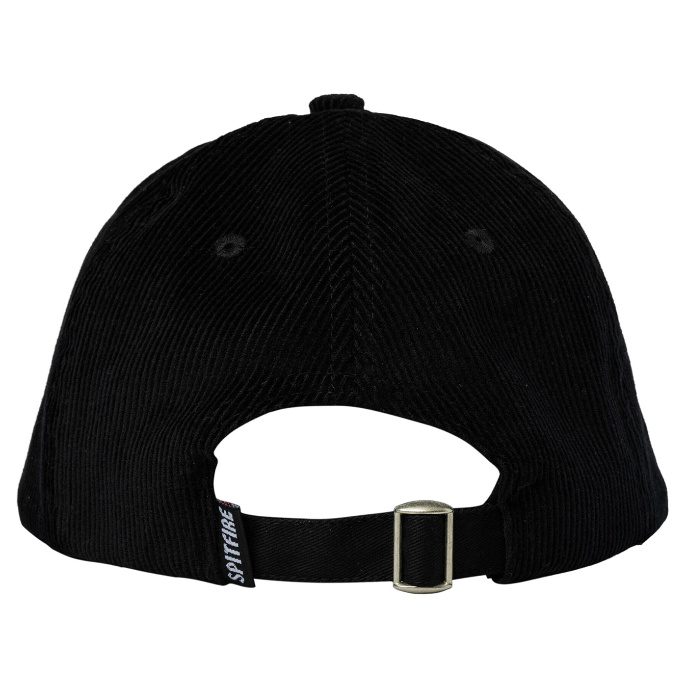 Spitfire - Bighead Fill Corduroy Strapback Cap Black/Red/White