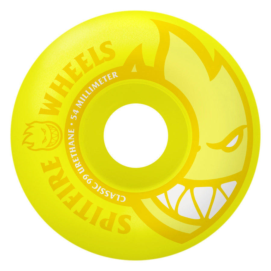 Spitfire - Neon Bighead Wheels Yellow 54mm 99a