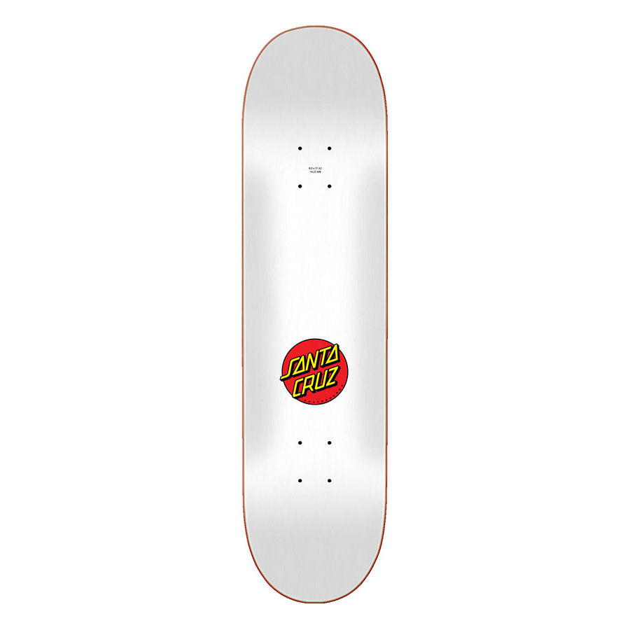 Santa Cruz - Classic Dot Skateboard Deck 8.0''