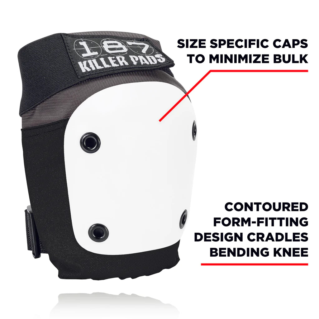 187 Killer Pads elbow pads grey cap and fit infoinfo