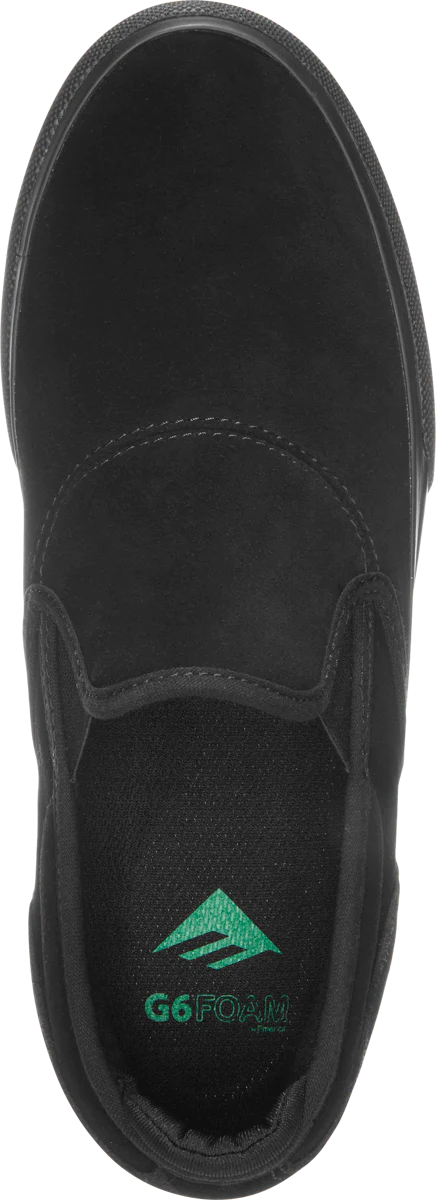 Emerica - Wino G6 Slip-On Skate Shoes Black