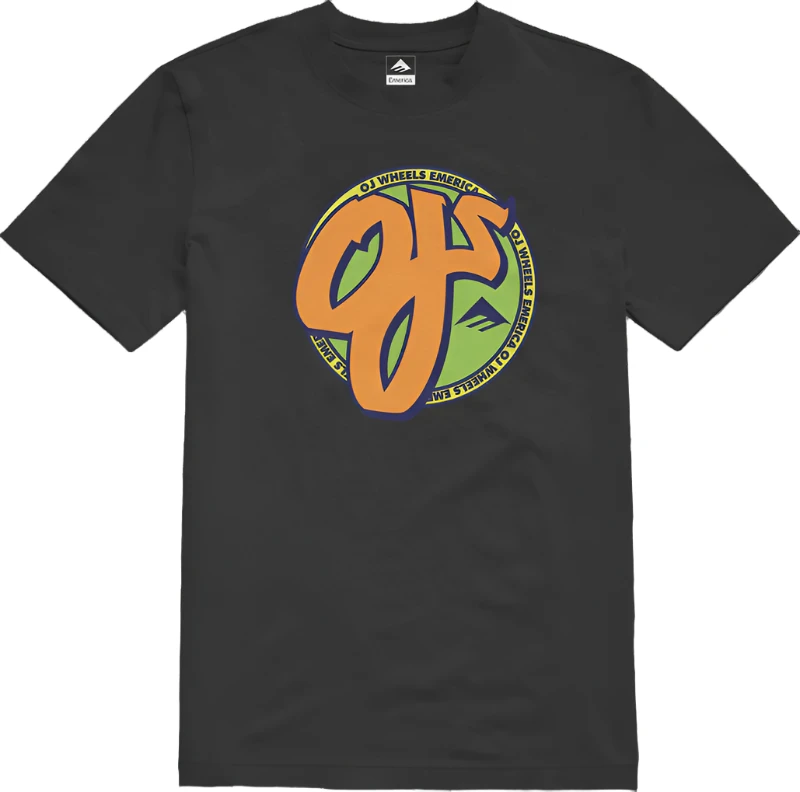 Emerica x OJ - Circle T-Shirt Black