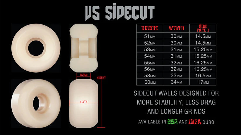 Bones - X-Formula Wheels Decenzo Bear Grills 54mm V5 Sidecut 99A