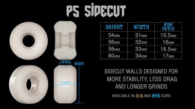 Bones - SPF Scorpeedo 58mm Sidecuts 81B