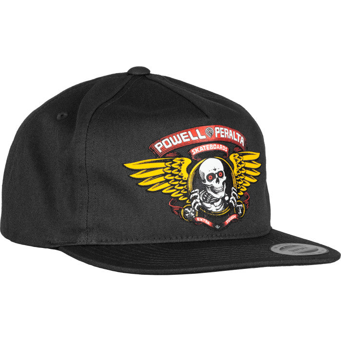 Powell Peralta - Winged Ripper Snap Back Cap - Black