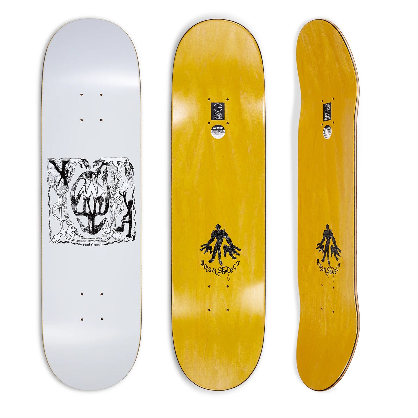 Polar - Paul Grund Jungle Light Warm Grey Deck 8.375''