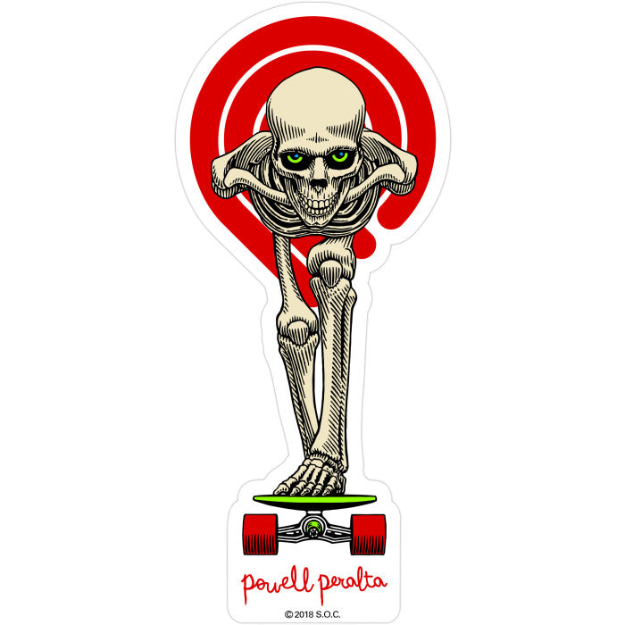 Tucking skeleton sticker