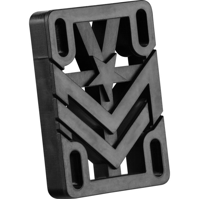 Mini Logo - 0.50" Riser Pads Black