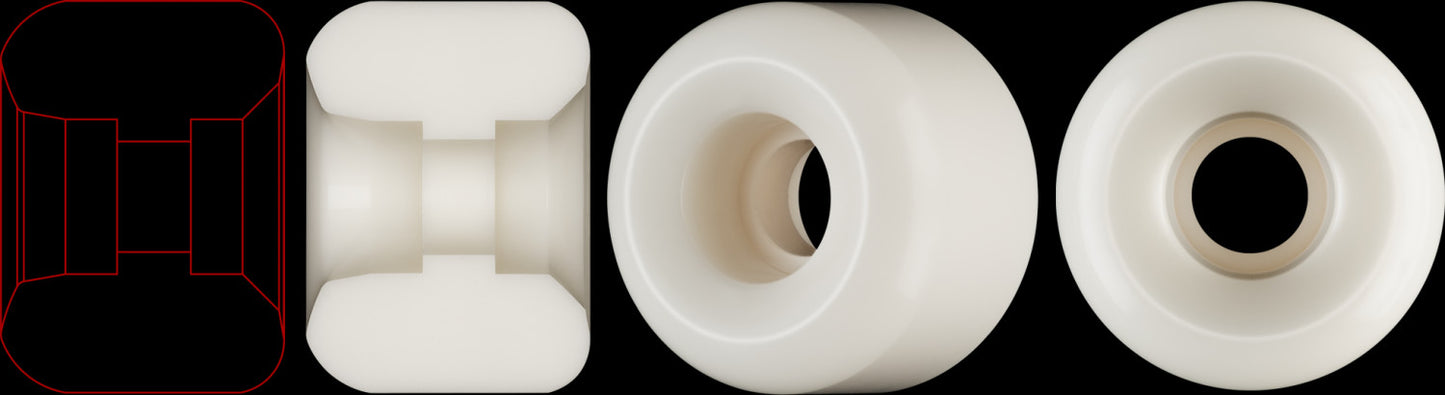 Bones - X-Formula Wheels Floor Horns 54mm V5 Sidecuts 97A