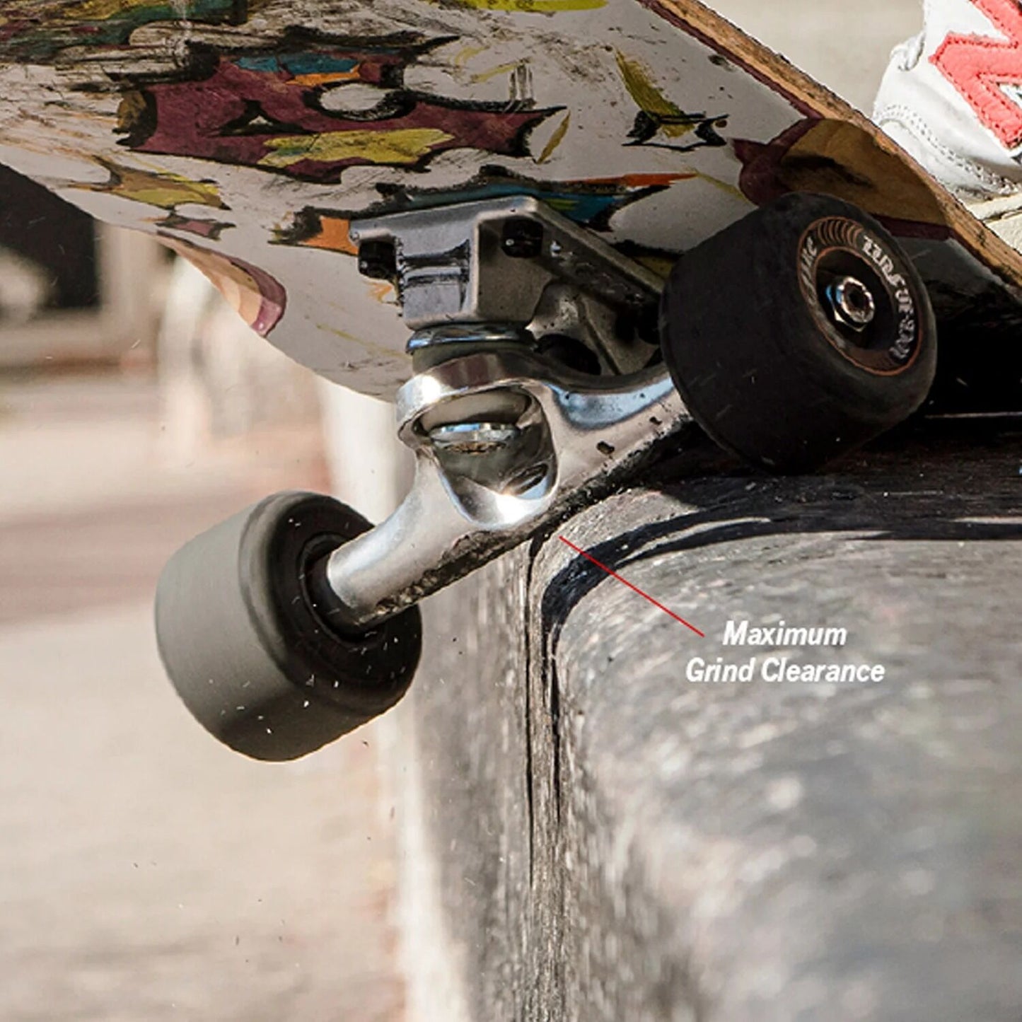 Ace - AF1 Inverted Hollowed Trucks Raw/Polished 55 (8.5")
