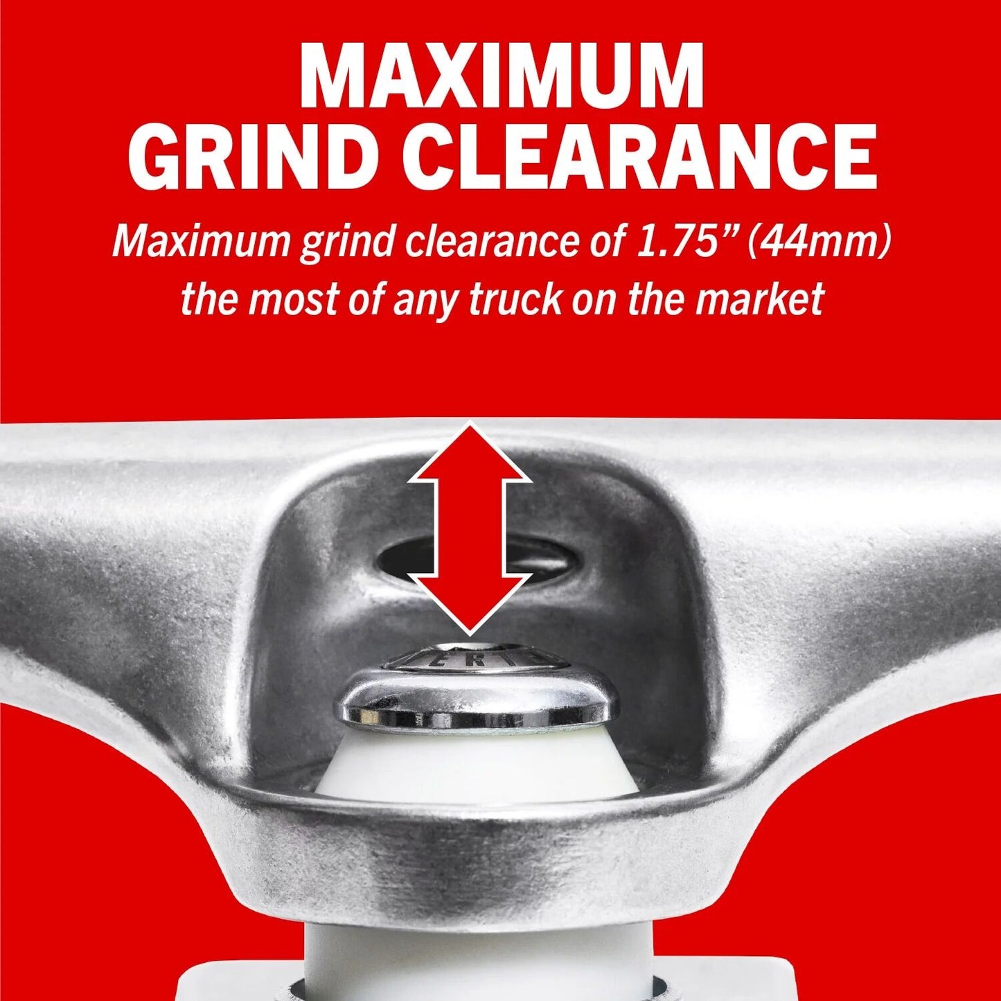 Ace - AF1 Inverted Hollowed Trucks Raw/Polished 55 (8.5")