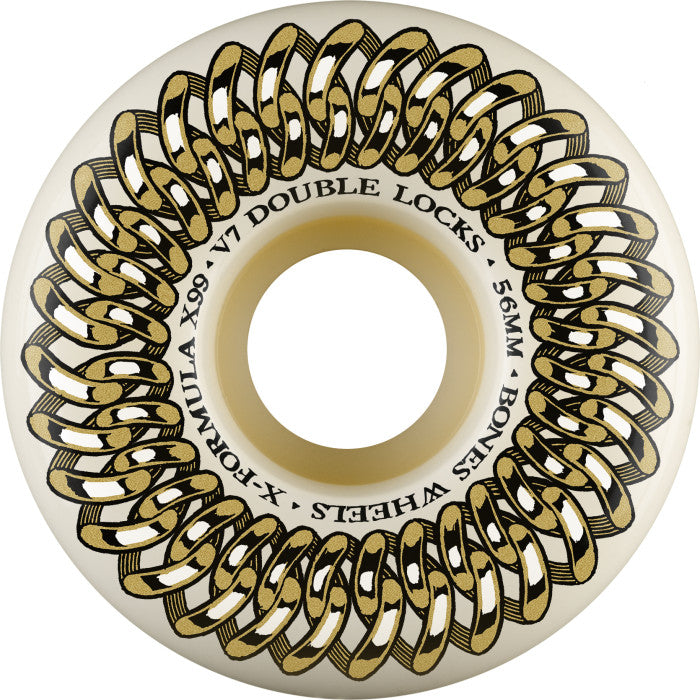 Bones - X-Formula Skateboard Wheels Double Lock V7 56mm 99A