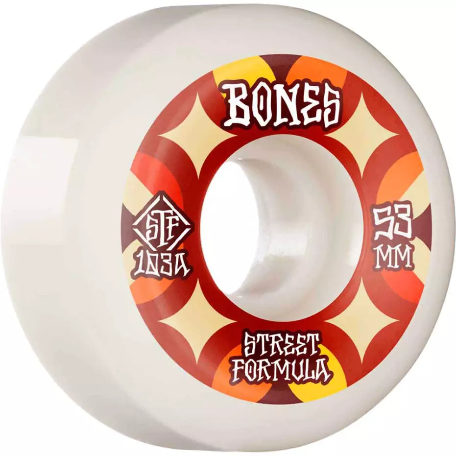 Bones - STF Wheels Retros 53mm V5 Sidecut 103A