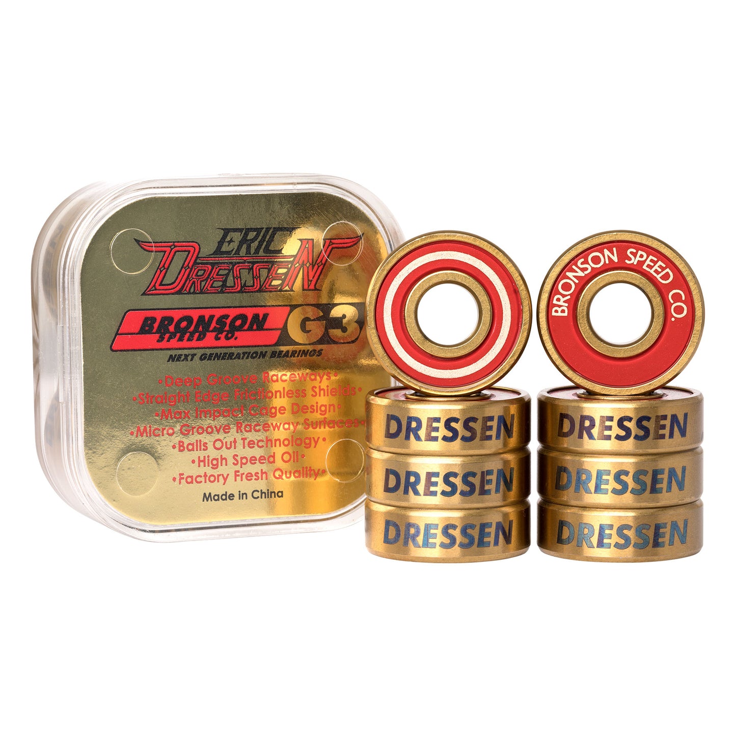 Bronson - Eric Dressen G3 Skateboard Bearings