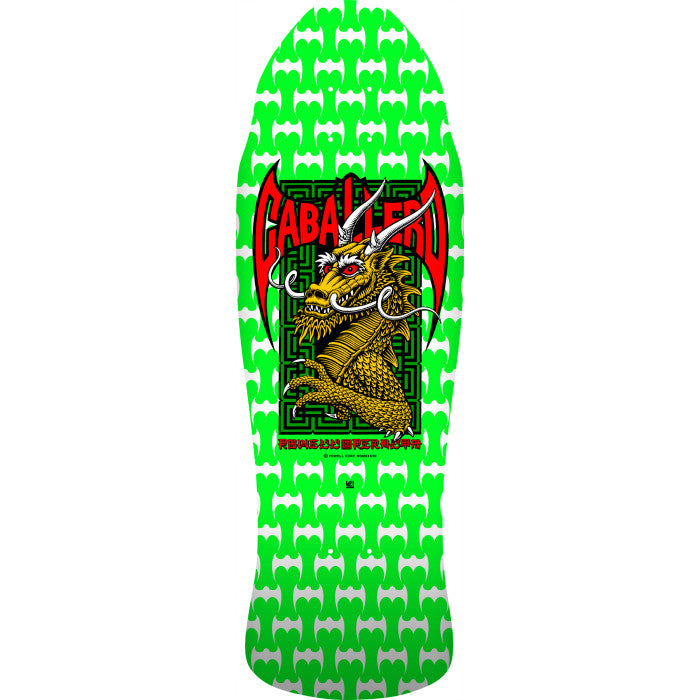 Powell Peralta - Caballero Street Reissue Deck Green/White