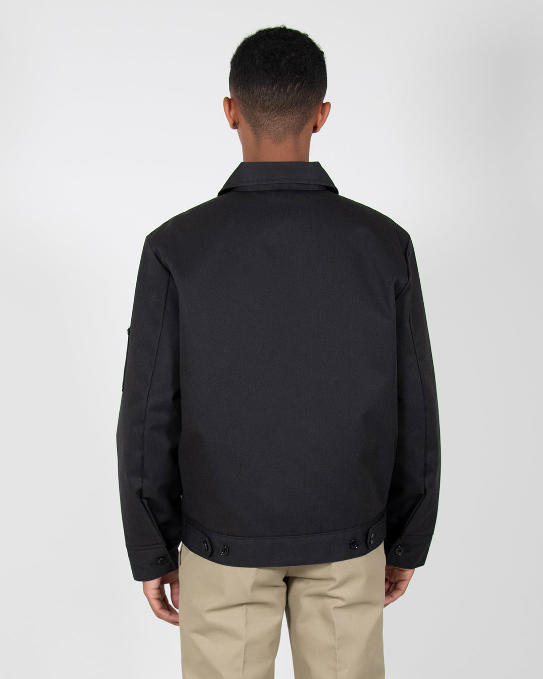 Dickies - Eisenhower Lined Zip Through Garage Jacket Black