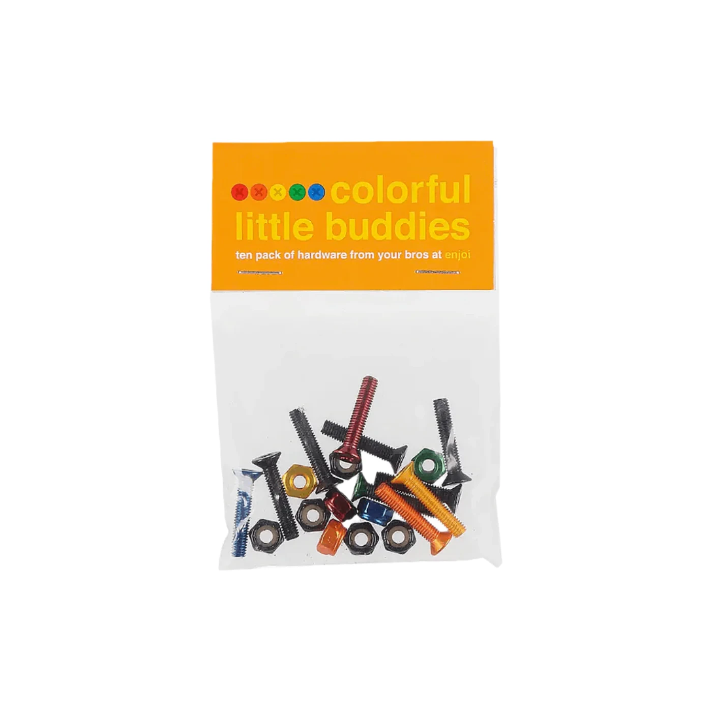 Enjoi - Colourful Little Buddies Bolts 1''