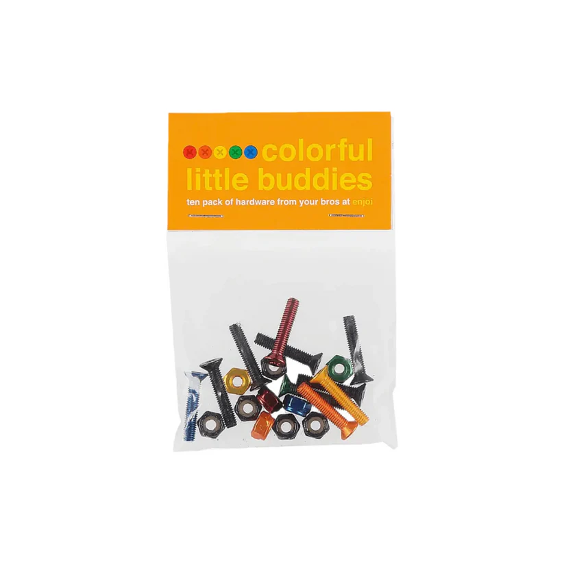 Enjoi - Colourful Little Buddies Bolts 7/8''
