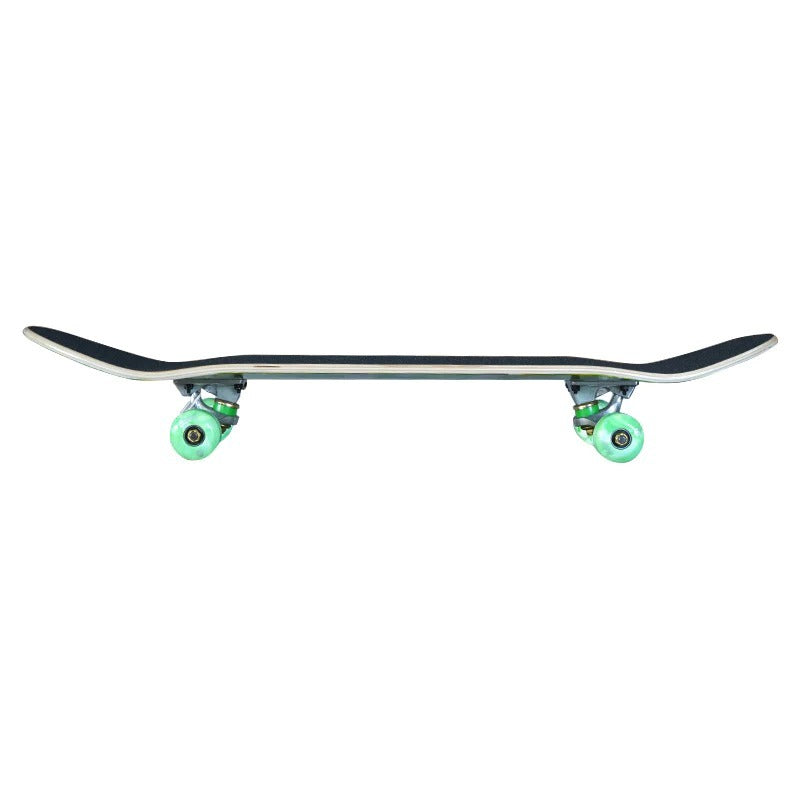 Holiday Green/Silver Tie Dye Complete Skateboard 8.0''