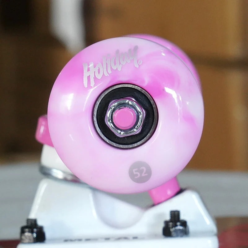 Holiday - Pink Tie Dye Complete Skateboard 7.25''