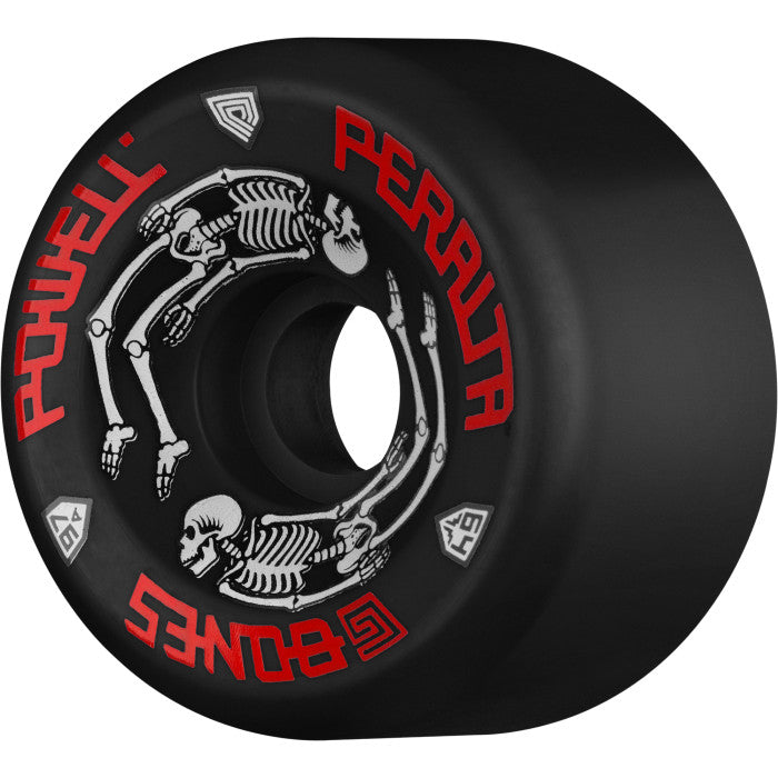 Powell Peralta G Bones wheel black angled view