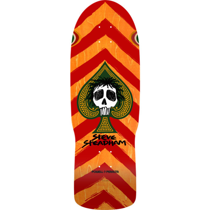 Powell Peralta - Steadham Skull & Spade Reissue Deck Orange Stain