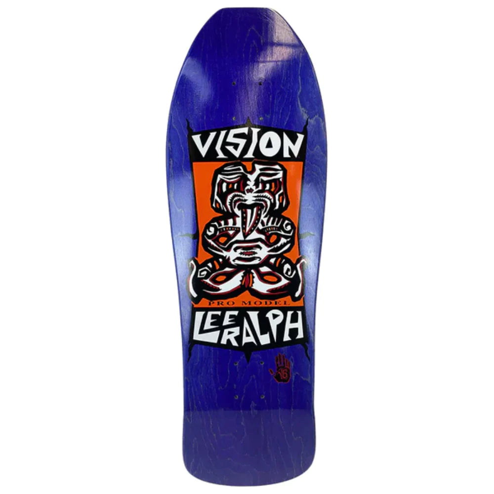Vision - Lee Ralph Tiki Reissue Skateboard Deck Purple Stain