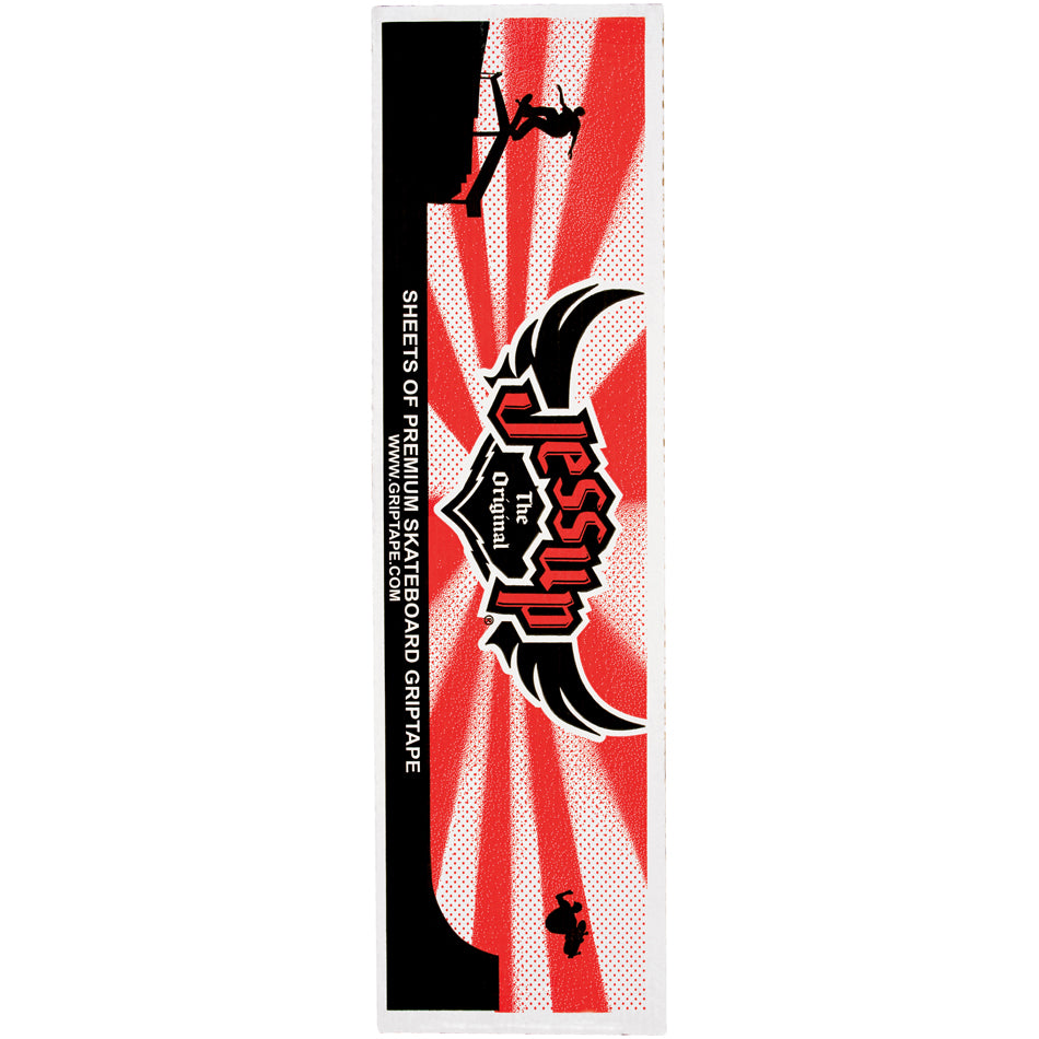 Jessup - Panic Red Grip Tape Sheet 9 x 33''