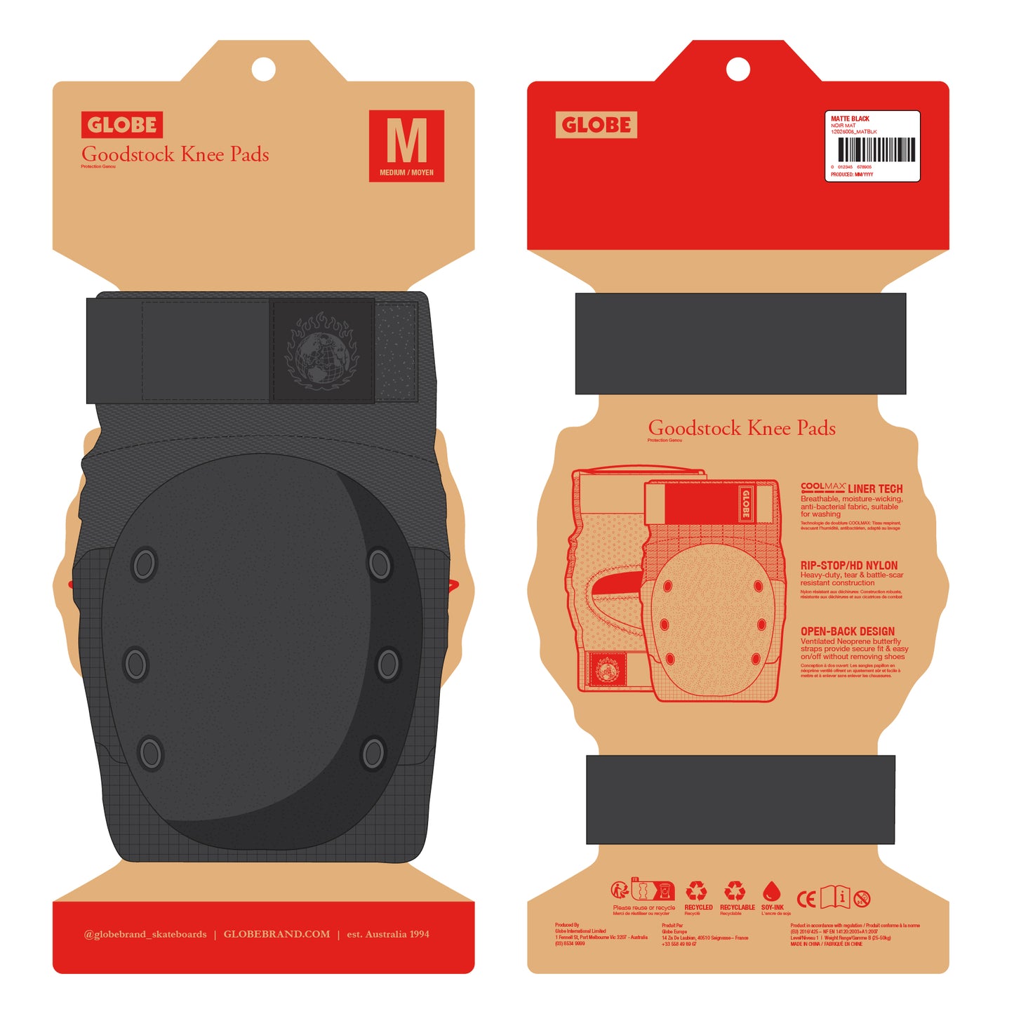 Globe - Goodstock Knee Pads