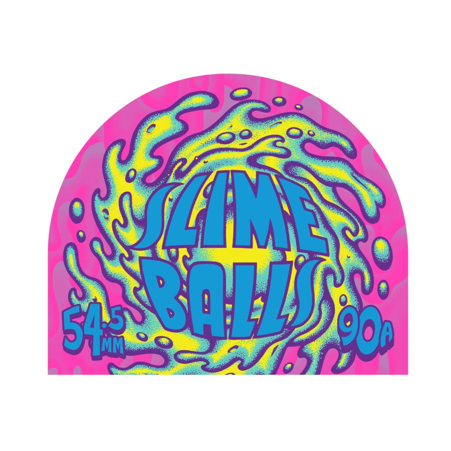 Santa Cruz - Slime Balls Mini OG Slime Wheels Yellow 54.5mm 90a