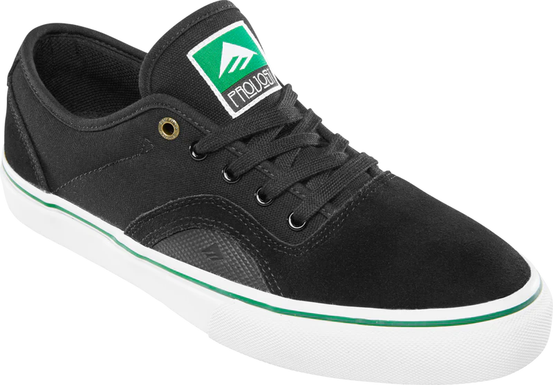 Emerica - Provost G6 Skate Shoes Black/White/Gold