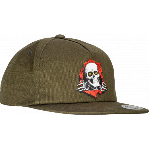 Powell Peralta - Ripper "2" Snap Back Cap Military Green