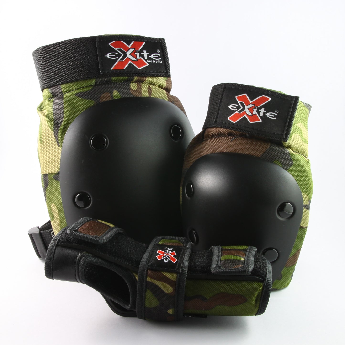 Exite - The Critters Premium- 3 pack youth pad set Green Camo