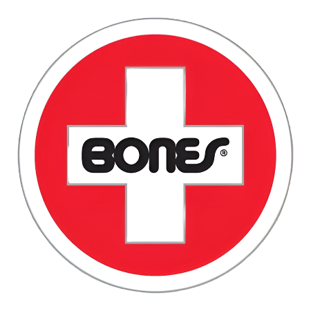Bones - Swiss Circle Sticker Large 6''