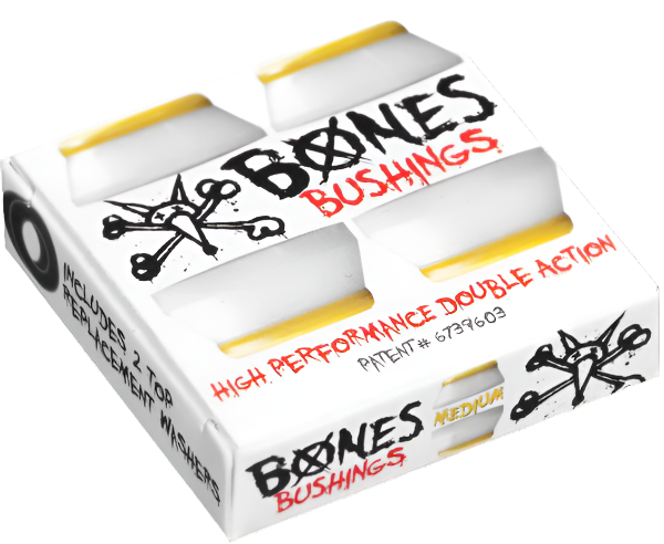 Bones - Hardcore Bushings - Medium White