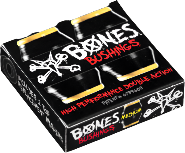 Bones - Hardcore Bushings - Medium Black