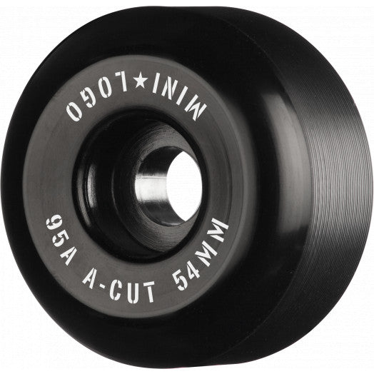 Mini Logo - Skateboard Wheels A-cut "2" 52mm 95A Black