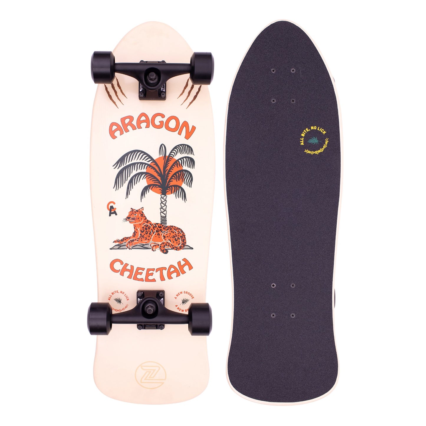 Z Flex - Aragon Cheetah 80's Frog Complete Skateboard