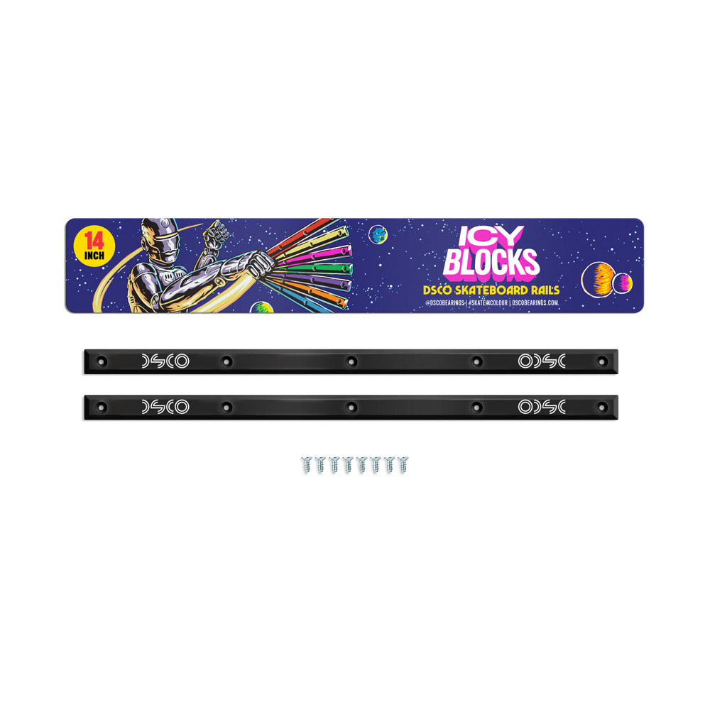 Dsco - Icy Blocks Black Hole Skateboard Rails