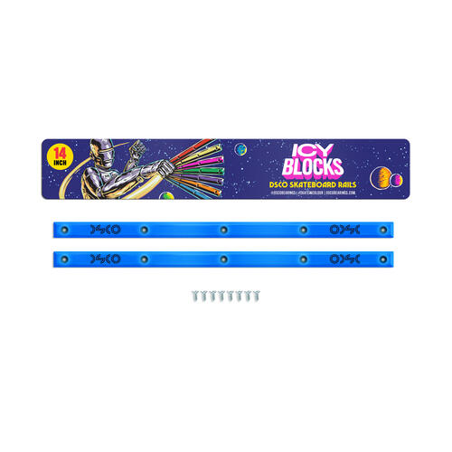 Dsco - Icy Blocks Blue Moon Skateboard Rails