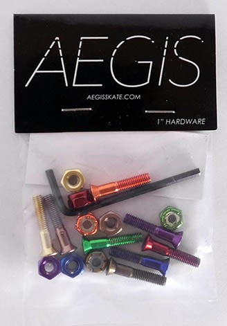 Aegis - Skateboard Hardware 1'' Anodised