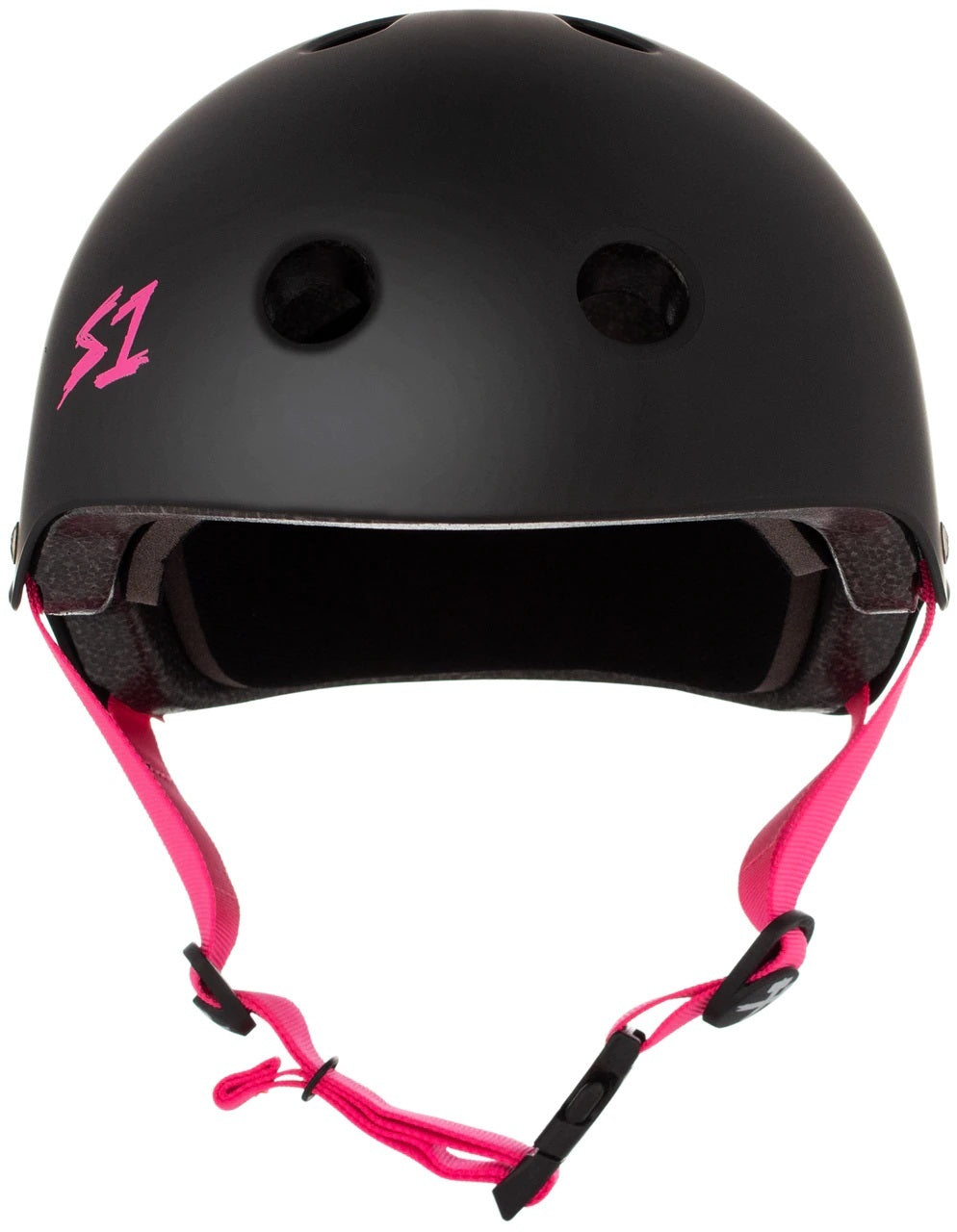 S-One - Lifer Helmet Black Matte/Pink Straps