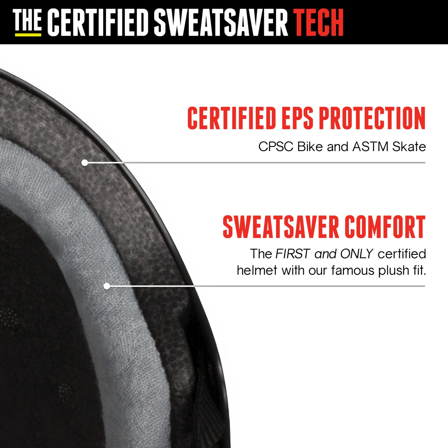 Triple Eight - The Certified Sweatsaver Helmet Black Rubber