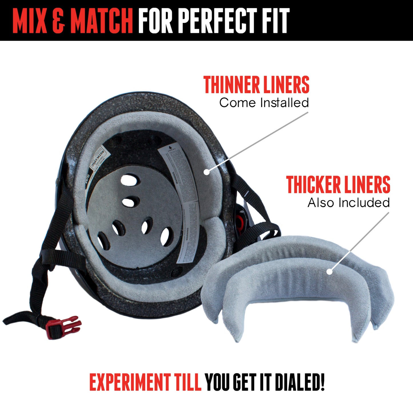 Triple Eight - The Certified Sweatsaver Helmet Black Rubber