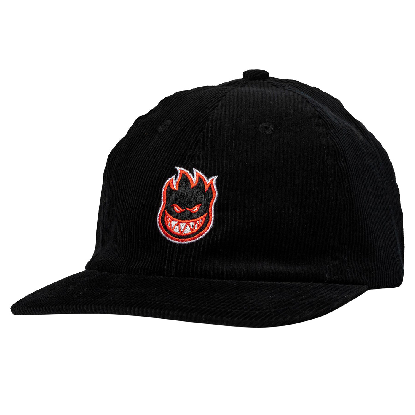 Spitfire - Bighead Fill Corduroy Strapback Cap Black/Red/White
