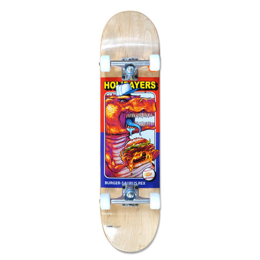 Holiday - Burger Saurus Rex Complete Skateboard 7.75"