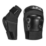 187 Killer Pads Pro Elbow Pads Black front and side view
