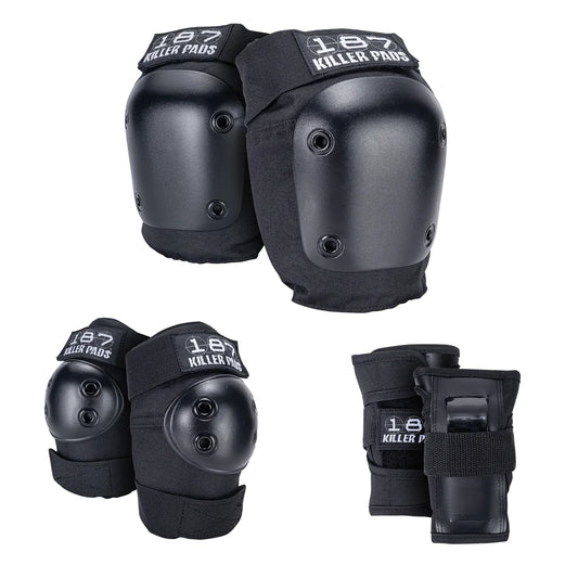 187 Killer Pads - Six Pack Pad Set Black
