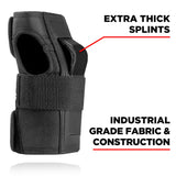 187 Killer Pads wrist guards black extra thick splints industrial grade fabric