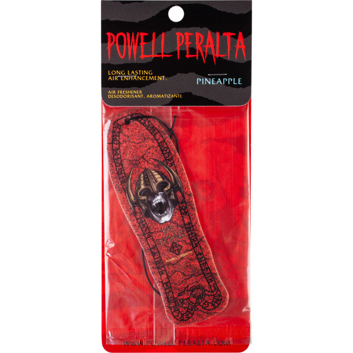 Powell Peralta - Per Welinder Nordic Skull Red Air Freshener - Pineapple Scent